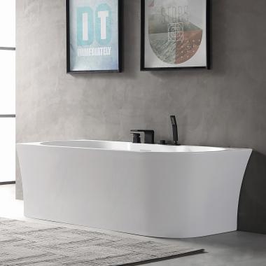 Акриловая ванна ABBER AB9335-1.7 L белая	