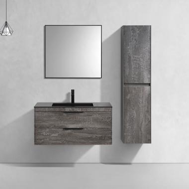База под раковину Chiara 2D 1000 подвесная, 2 выкатных ящика soft-close, G.Stone	
