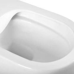 Унитаз подвесной Evo VT1-34 безободковый, цвет белый, ультратонкое soft-close сиденье