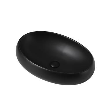Раковина накладная ABBER Bequem AC2102MB черная матовая	