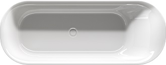 Отдельно стоящая ванна Riho Devotion free 180 белый glossy sparkle system 180x71	