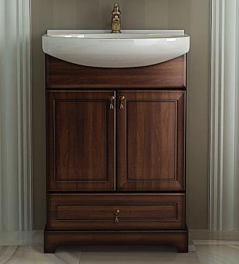 Мебель для ванной тумба Opadiris Карла 65 орех антикварный	