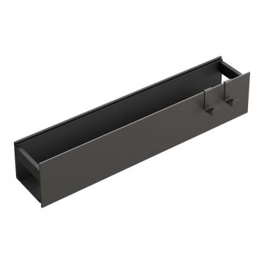 Полка настенная 60см Gun metal	