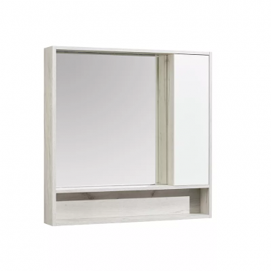  Зеркальный шкаф Акватон Флай 100 Белый/Дуб КРАФТ бел	