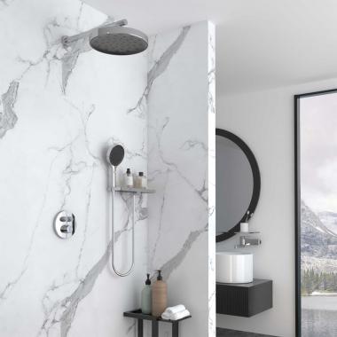 Душевой комплект Inspire VSFW-3I22MT2RCH встраиваемый, термостатический, двухрежимный, хром	