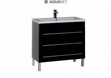 Мебель для ванной тумба Aquanet Верона 90 черная 178473	
