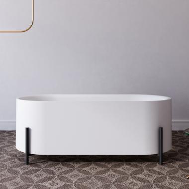 Акриловая ванна ABBER AB9443 белая	