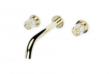 Смеситель из стены ELEGANTE на 3 отв. GOLD	
