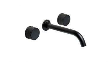 Смеситель из стены PRESTIGE на 3 отв. BLACK	