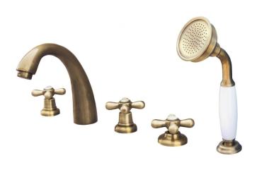 Двухрычажный смеситель для ванны Rav Slezak Morava Retro MK176.5PSM	