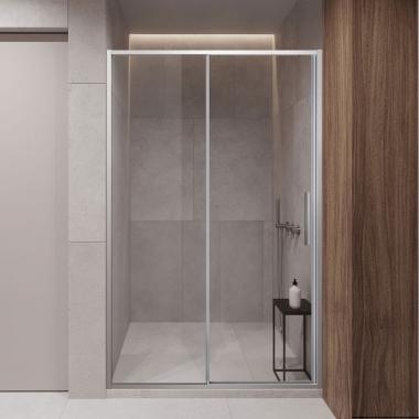 Душевая дверь Slim-U VDS-2SU110CL, 1100, хром, стекло прозрачное	