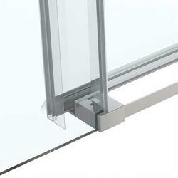 Душевой уголок Como Soft VSR-1CS8014CL, 1400*800, хром, стекло прозрачное