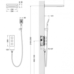Душевая система Timo Petruma SX-5039/00SM chrome