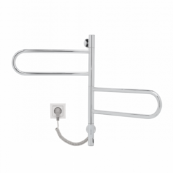 Полотенцесушитель электрический Vincea VTD-1R1CE 44x60, хром, таймер