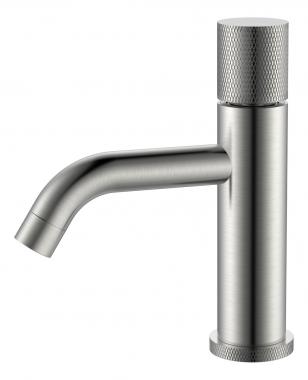 Смеситель STICK для умыв. низ. Nikel Brush низкий с ручкой TOUCH	