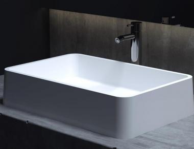 Раковина Salini Gloria S-Stone, матовый 595x395	