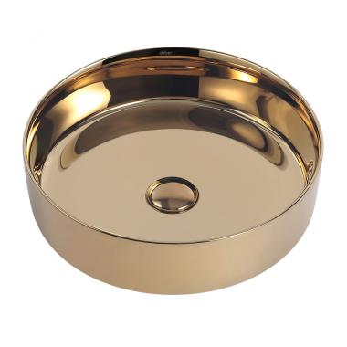 Раковина накладная ABBER Bequem AC2109GG золото	