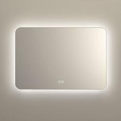 Зеркало LED VLM-3BE120-2 1200х800 c сенсорным выключателем и диммером, антизапотевание
