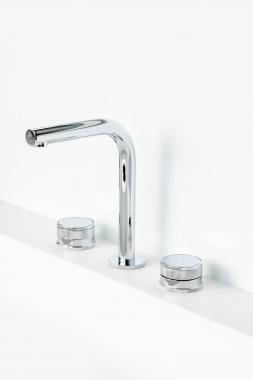 Смеситель на столешницу PRESTIGE на 3 отв. CHROME	