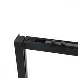 Душевая дверь Slim Soft VDS-1SS120CGB, 1200, черный, стекло тонированное