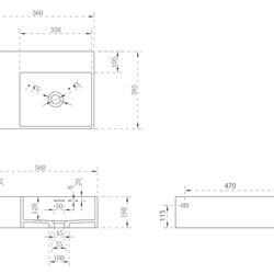 Раковина подвесная ABBER Stein AS2644 R белая матовая