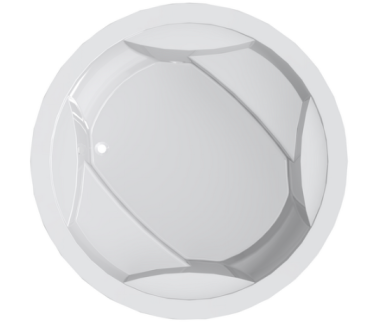 Отдельно стоящая ванна Астра-Форм АВРОРА, стекловолокно технология PFI d 1863	