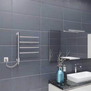 Полотенцесушитель электрический Vincea VTD-1S1CE 43x60, хром, таймер	