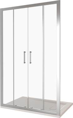  Душевая дверка Bas Latte WTW-TD-150-C-WE	