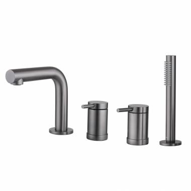 Смеситель ABBER Emotion AF8813NG на борт ванны, никель	