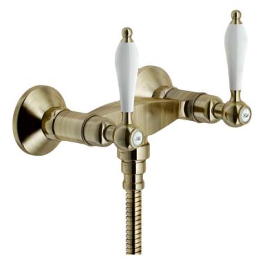 Двухрычажный смеситель для душа Teknobili Antica AT31003/1BR	