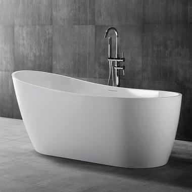 Акриловая ванна ABBER AB9353-1.3 белая	