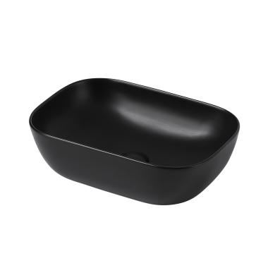 Раковина накладная ABBER Rechteck AC2200MB черная матовая	