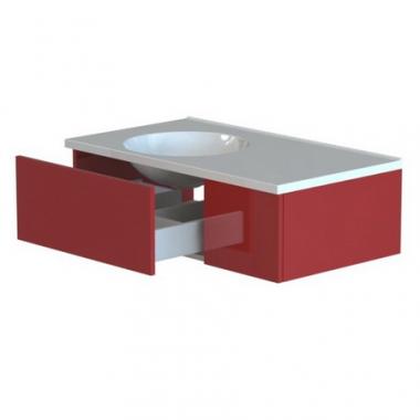 Мебель для ванной тумба Астра-Форм Лофт Нижний Шкаф 90 с дверцей, с 1-м ящиком текстура под дерево	