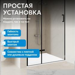 Душевая дверь ABBER Zart AG08090B