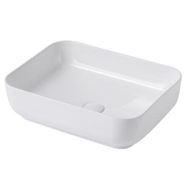 Раковина накладная ABBER Rechteck AC2202 белая	