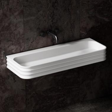 Раковина подвесная ABBER Stein AS2651-0.8 белая матовая	