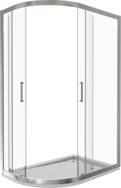  Душевое ограждение Bas Latte R-120-C-WE	