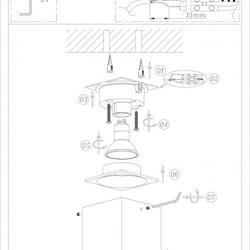 Точечный светильник Denkirs DK2033-WH DK2