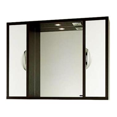  Зеркало Vod Ok Габи 120 венге корпус белый фасад	