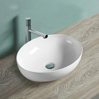 Раковина керамическая Vincea VBS-51552, 520*395*130, накладная, цвет белый	