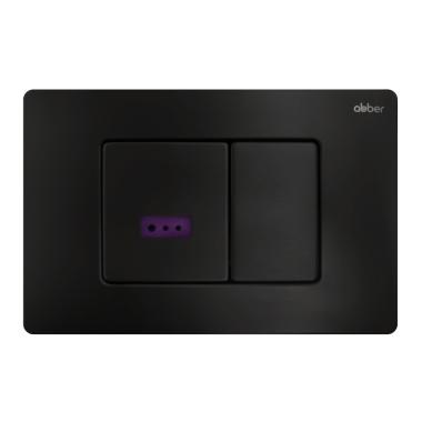 Кнопка смыва сенсорная ABBER AC0122SMB черная матовая	