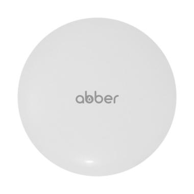 Накладка на слив для раковины ABBER AC0014MW белая матовая, керамика	
