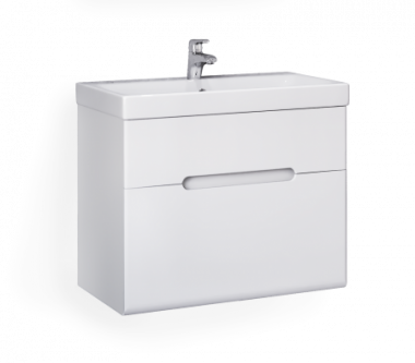 Мебель для ванной тумба Jorno Moduo Slim 60 подвесная Белая (Mod.01.60/P/W)	