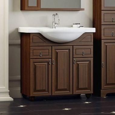 Мебель для ванной тумба Opadiris Гредос 75 орех антикварный	