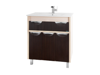 Vod-Ok 90 дуб к венге ф + умывальник Elen 90
