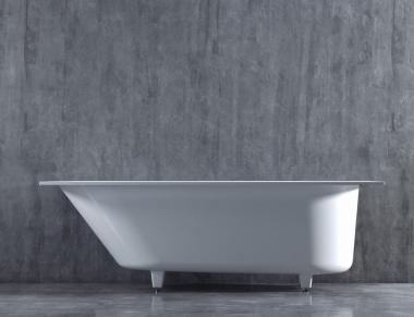 Отдельно стоящая ванна Salini Ornella Kit S-Sense, глянцевый 170x75	