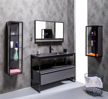 Ящик под консоль LOFT 120 Антрацит, 1 полка	