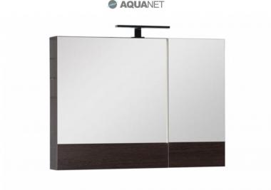  Зеркальный шкаф Aquanet Нота 90 венге камерино 159110	