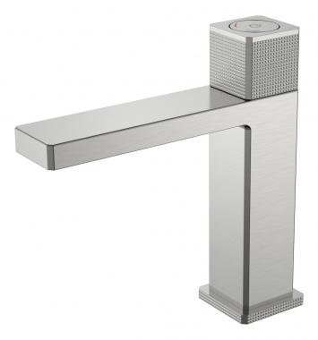 Смеситель автоматический для раковины QUAD Nikel Brush	