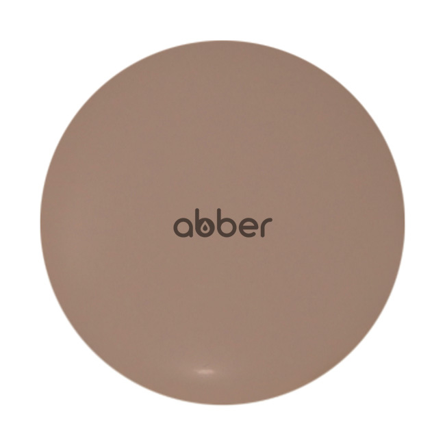 Накладка на слив для раковины ABBER AC0014MBB бежевая матовая, керамика